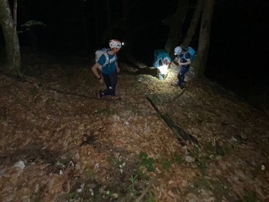 Rettungsaktion Bergrettung Nacht