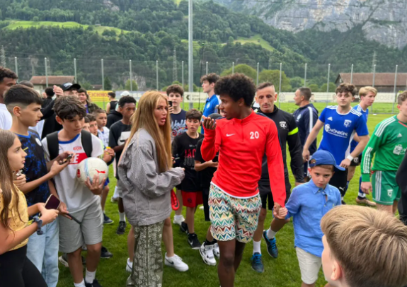 Loredana und Karim Adeyemi.