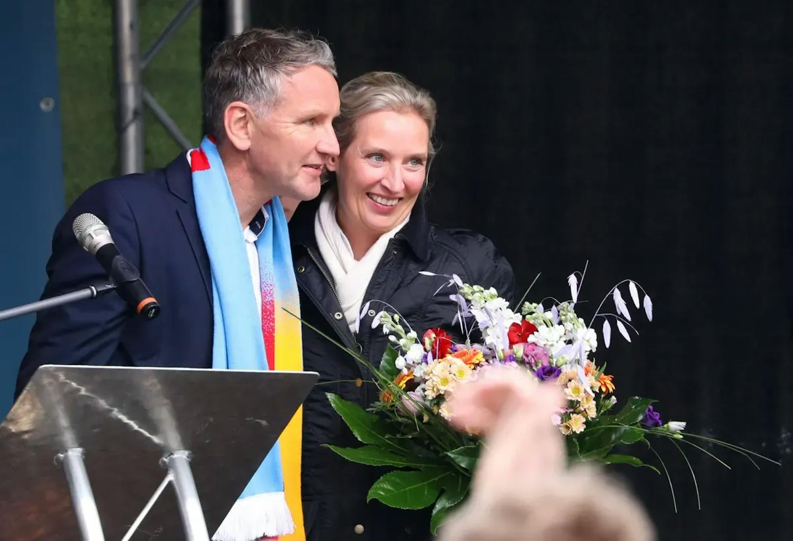 Björn Höcke und Alice Weidel – die mit ihrer Partnerin lange in der Schweiz lebte – sind die einflussreichsten Politiker der AfD.