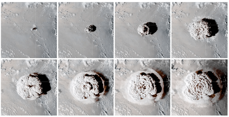 Der Ausbruch vom Hunga Tonga–Hunga Ha‘apai.