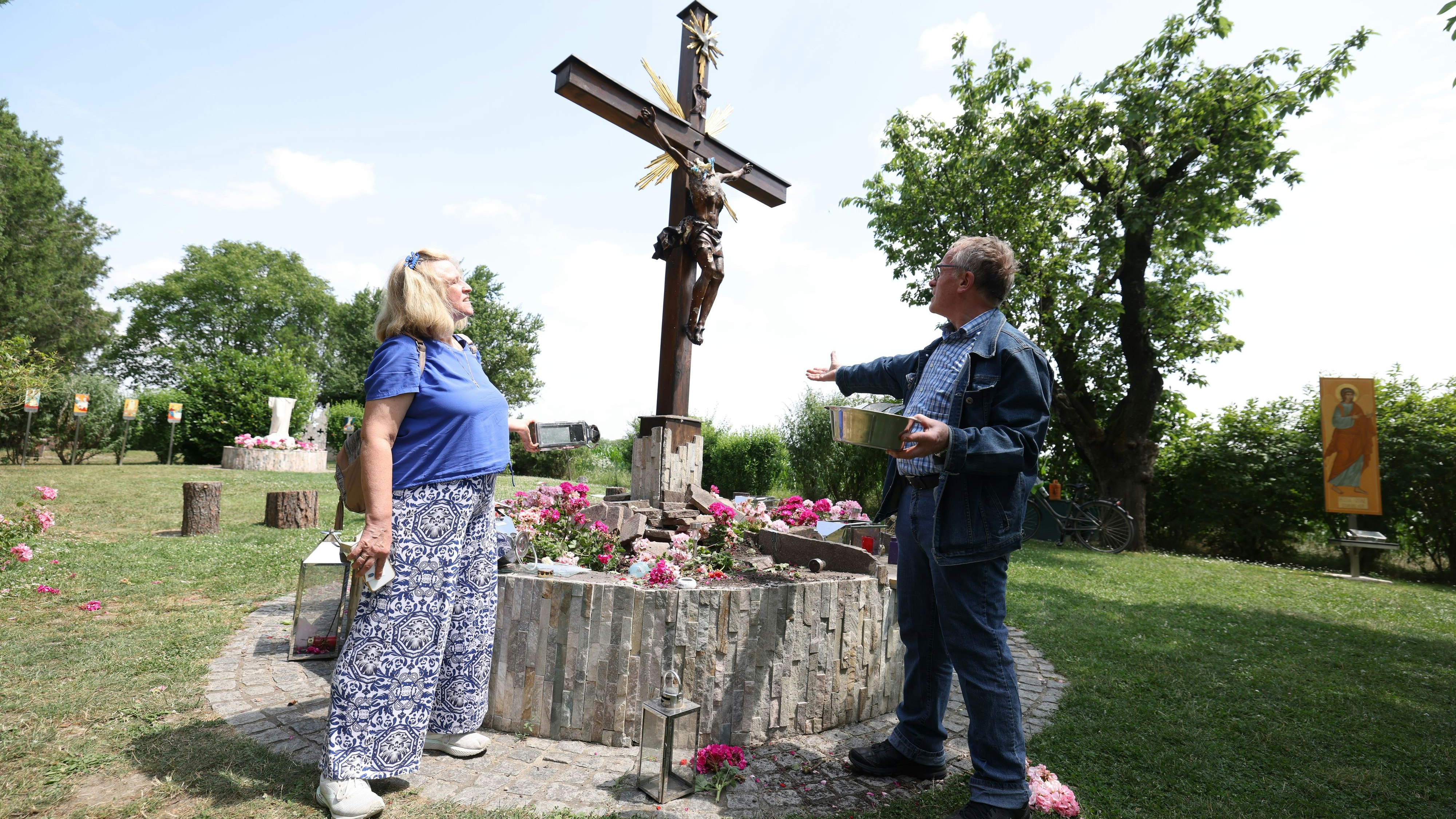 Heute.at - Wieder üble Vandalismus-Attacke auf Wiener Gebetsgarten