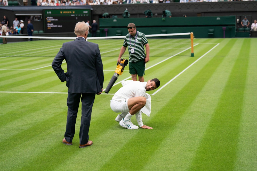 Mit Laubgebläse und Handtüchern – der 