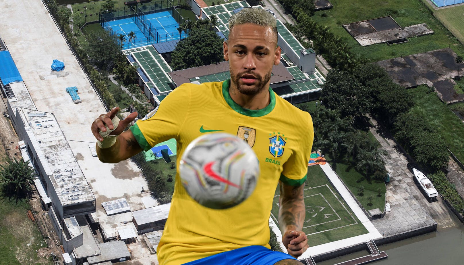 Neymar muss für künstlichen See Millionen-Strafe zahlen