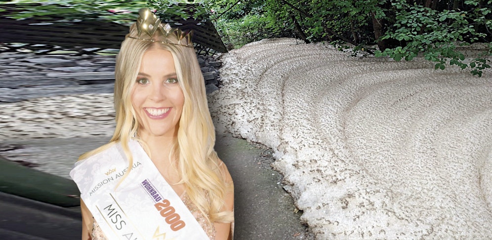Eine Miss-Austria-Feier wurde durch einen Naturkatastrophe gestört, ging aber trotzdem wie geplant über die Bühne.