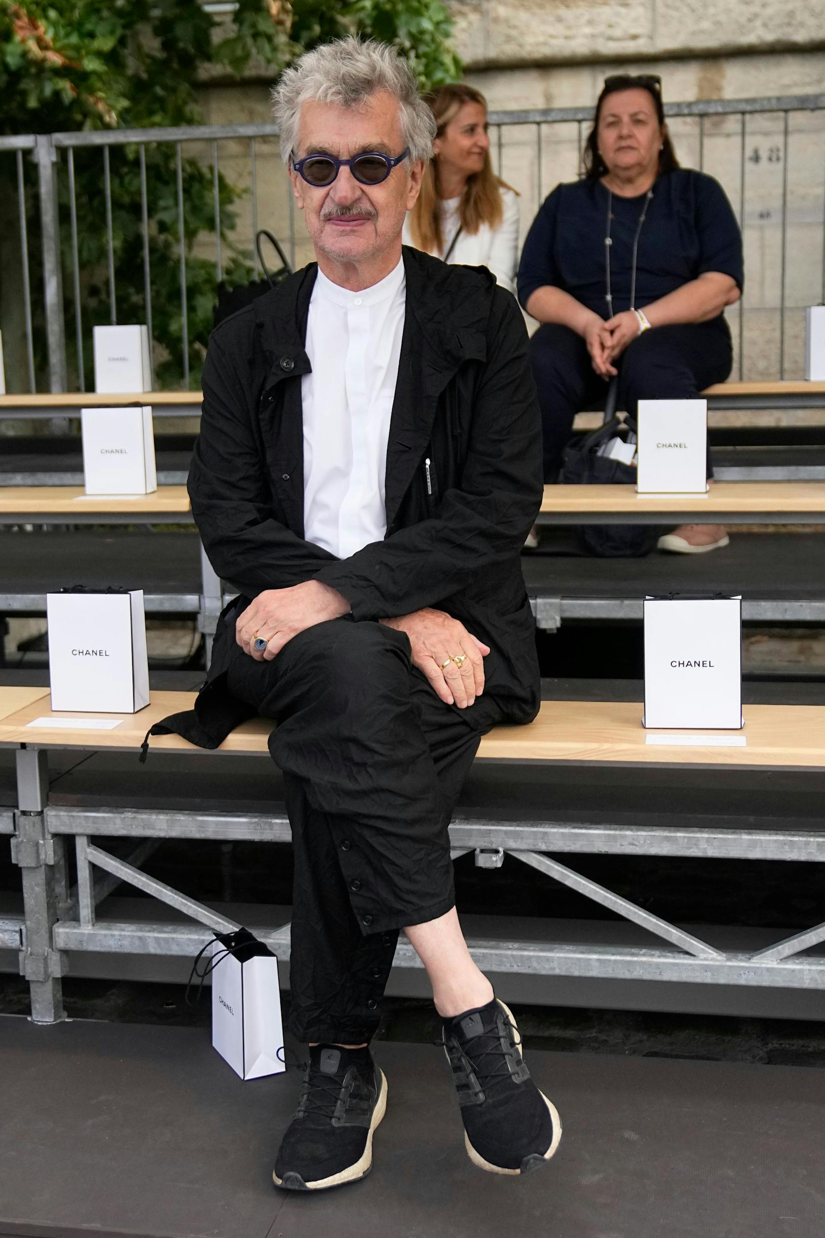 Der deutsche Regisseur Wim Wenders in der ersten Reihe.