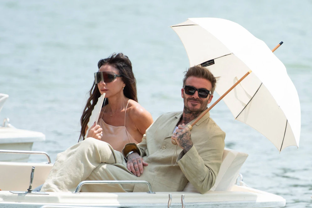 David Beckham und seine Frau Victoria