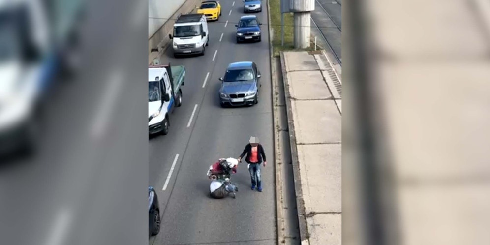 Ein Wiener erlaubte sich eine unfassbare Aktion mitten auf der Straße.