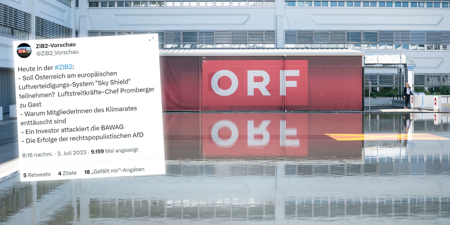 Der ORF stolperte über sein Gendern.