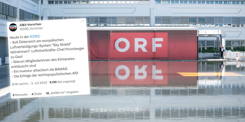 Der ORF stolperte über sein Gendern.