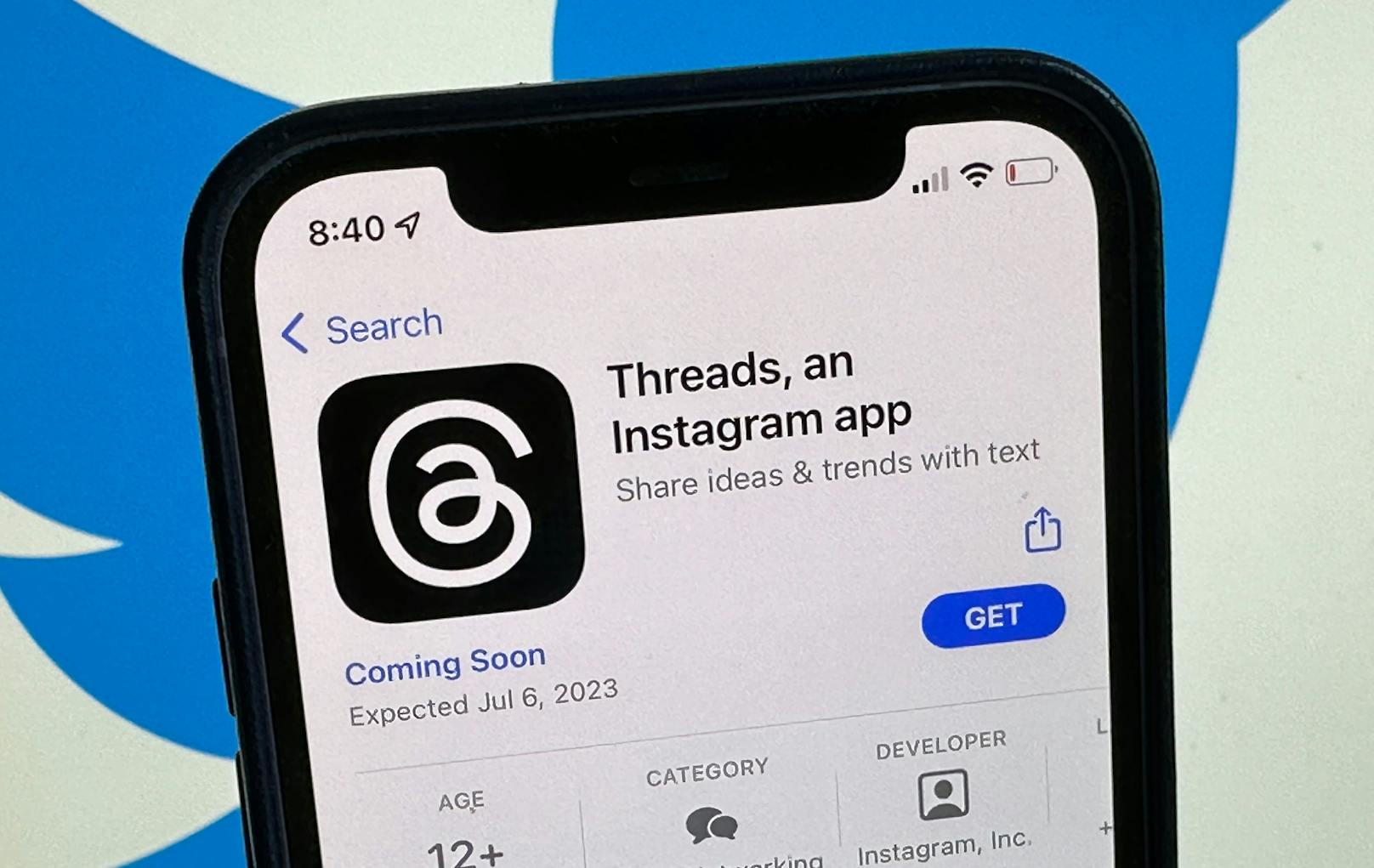 Seit Montag ist "Threads" in den App-Stores zu sehen. Ab Donnerstag soll die Twitter-Alternative nun auch heruntergeladen werden können.