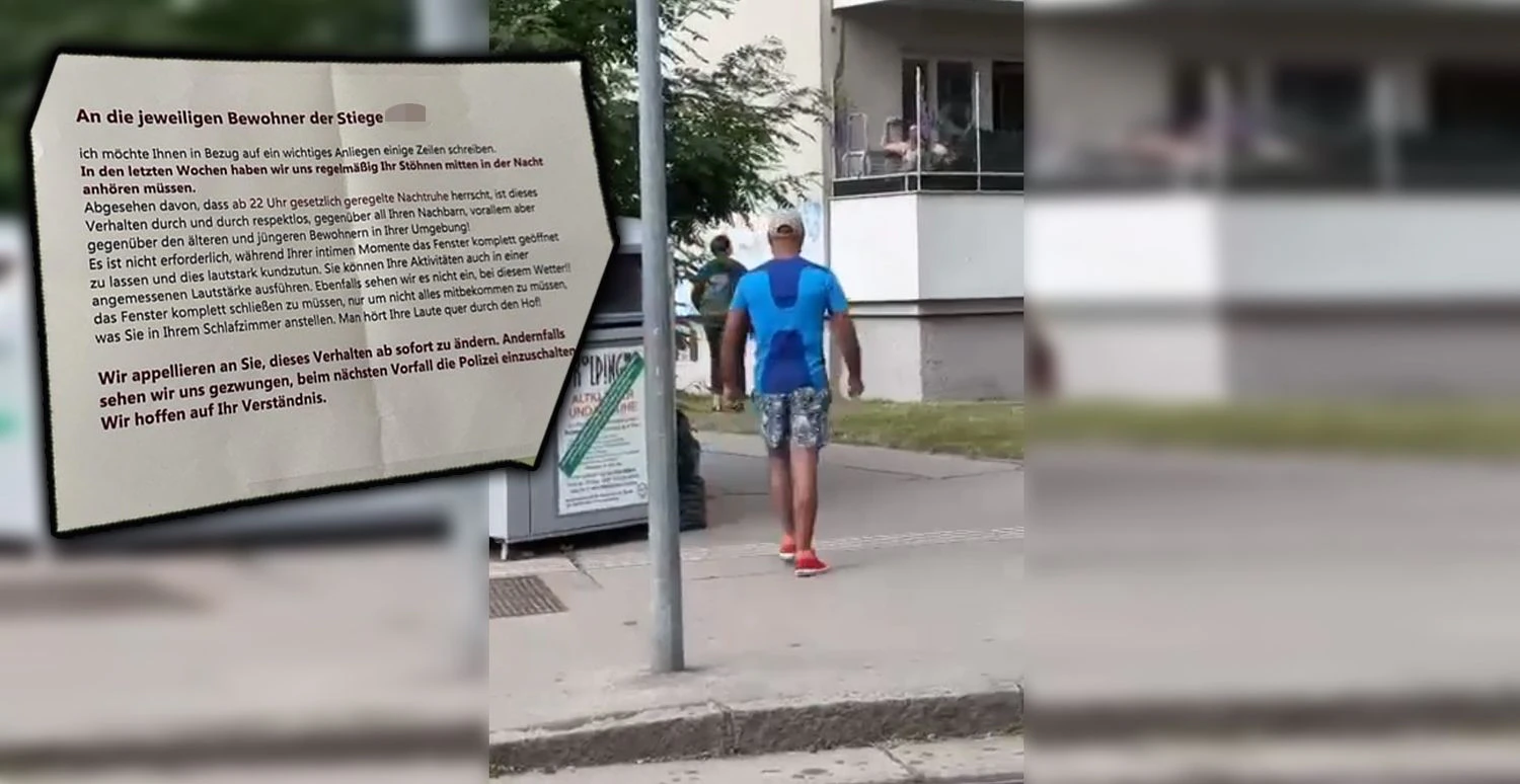 Zu laut gestöhnt, dann drohte Nachbar mit Vergewaltigung