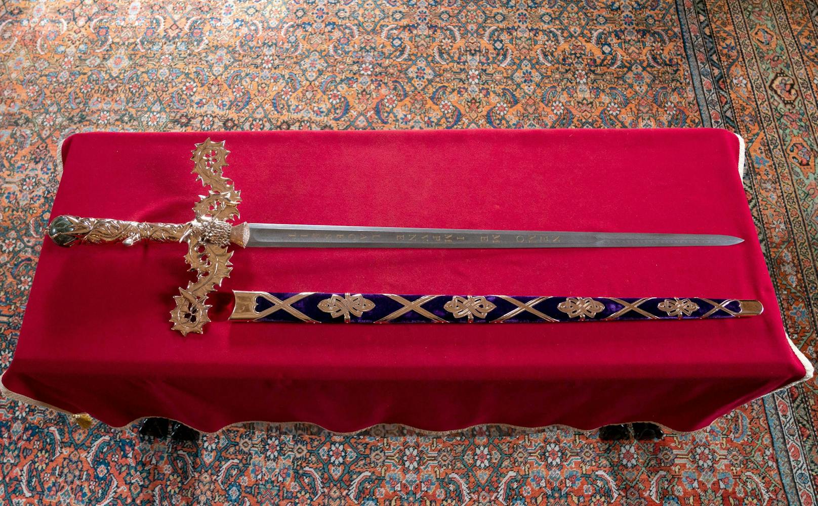Das "Elizabeth Sword" ist Teil der "Honours of Scotland" und wird erstmals zum Einsatz kommen.