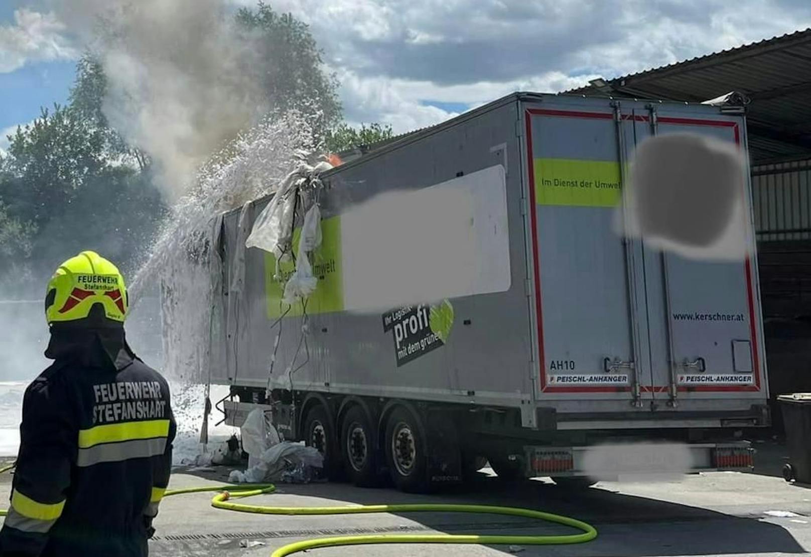 Feuerwehr in Ardagger im Einsatz