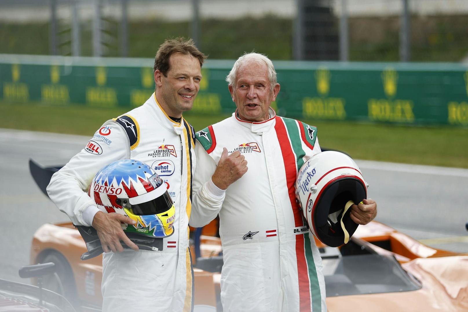 Alex Wurz und Helmut Marko