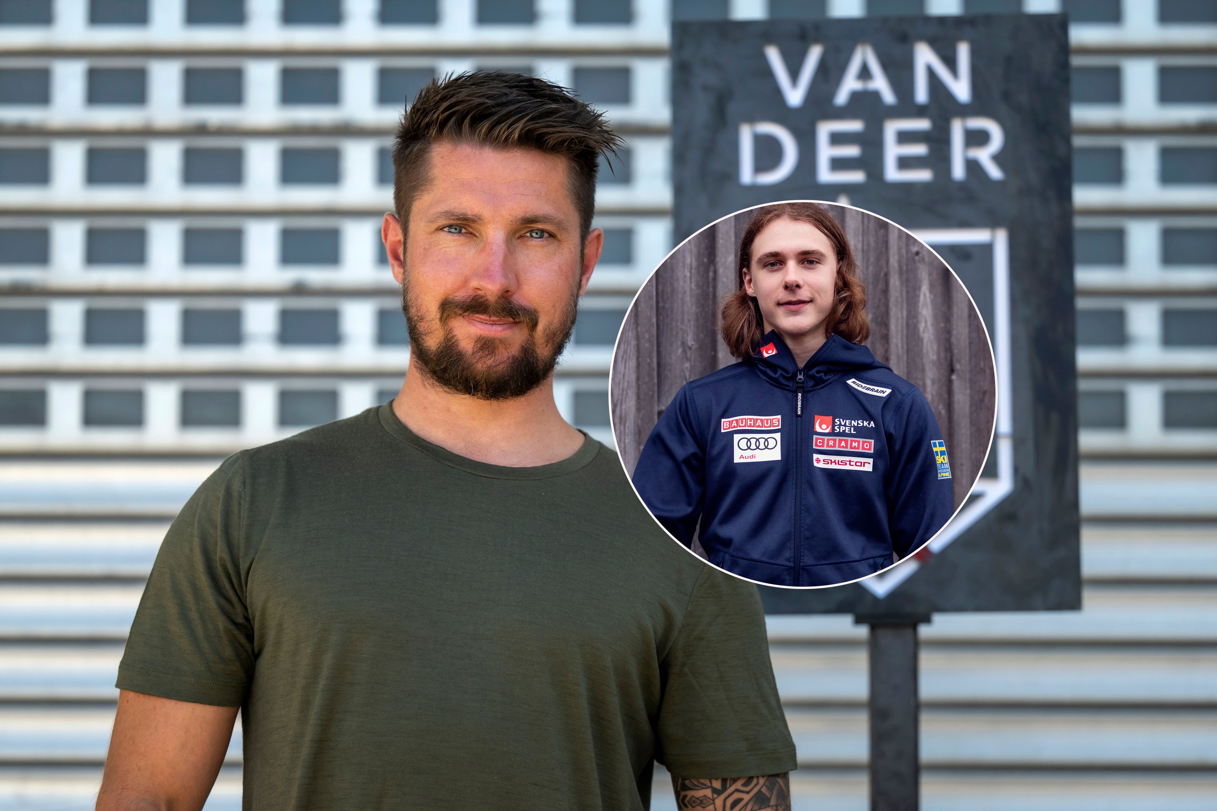 Marcel Hirscher mit Fabian Ax Swartz