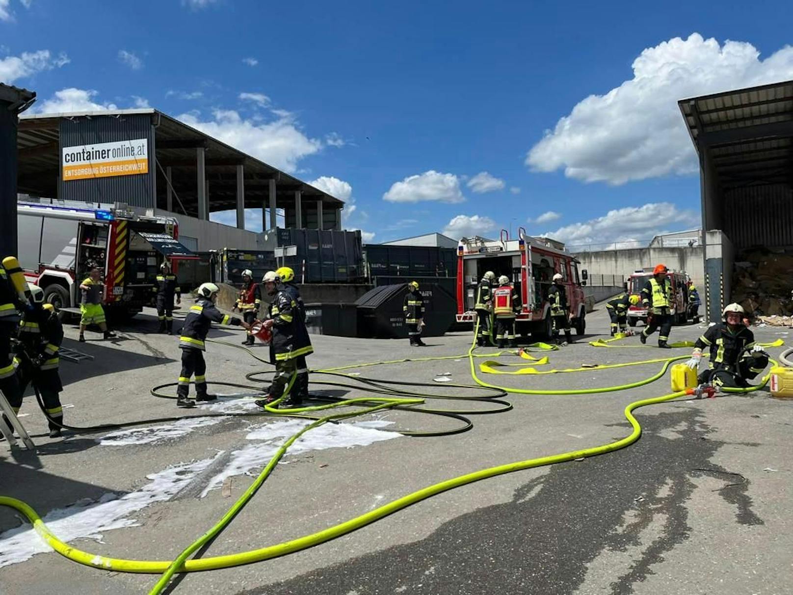 Einsatz der Feuerwehr