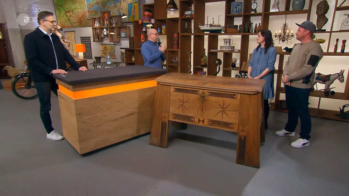 Eine vermeintlich 250 Jahre alte Stollentruhe entpuppte sich bei 