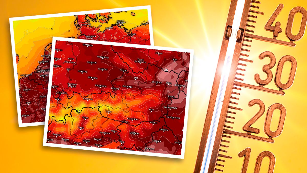 Die Farbe Rot, um Hitze darzustellen? In manchen Kreisen wird eine Verschwörung gewittert.