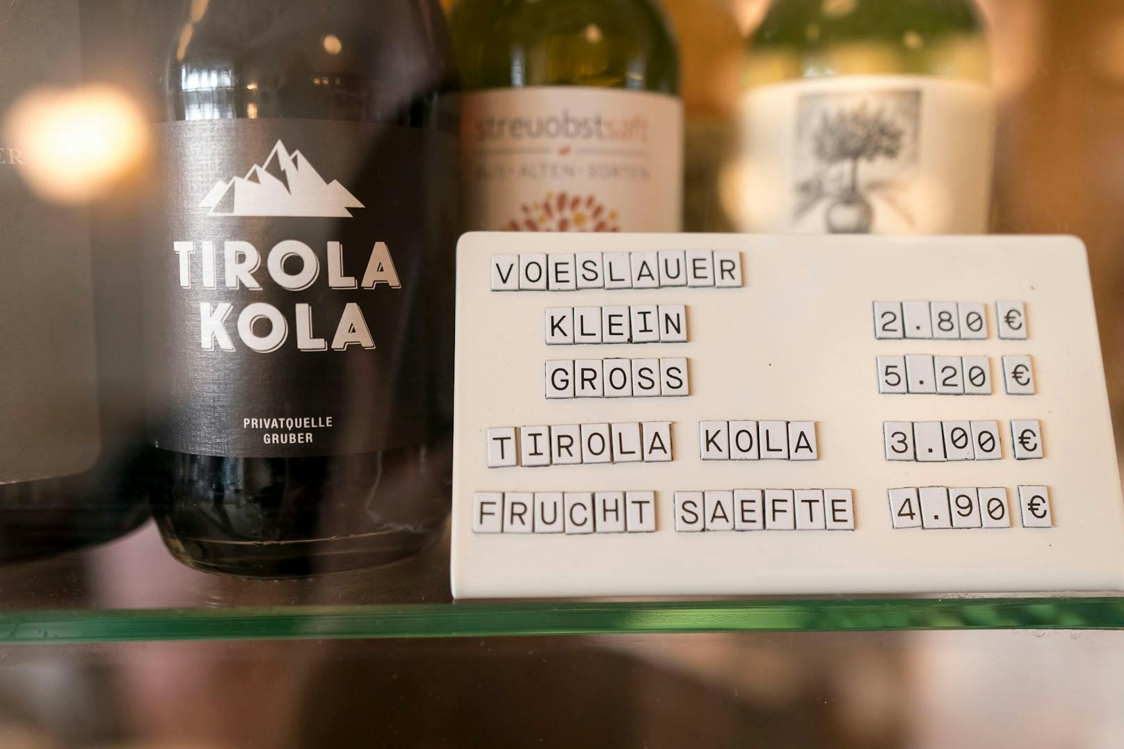 Alkoholfreie Getränke aus der Region&nbsp;