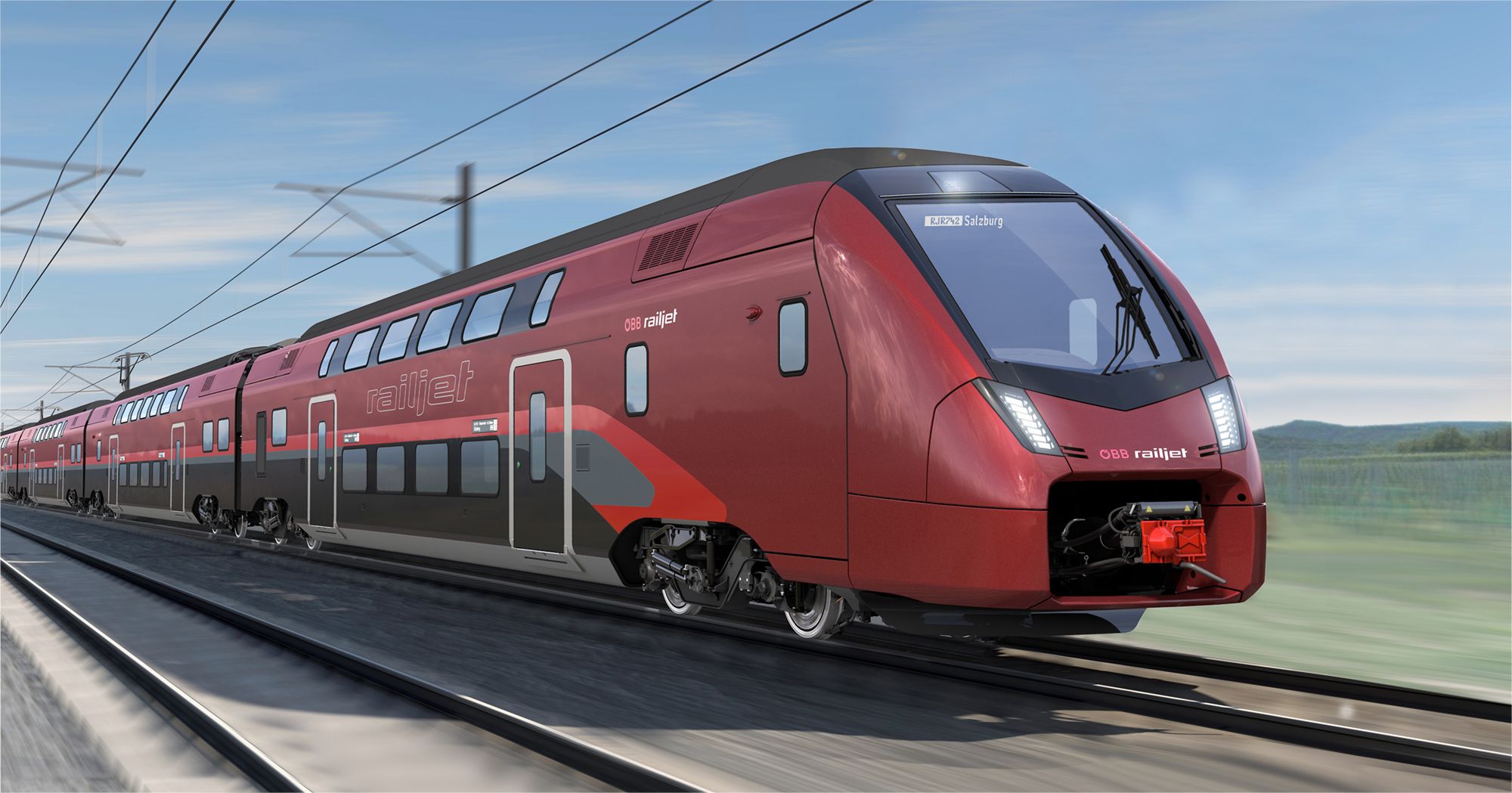 So sehen die neuen Doppelstock-Railjets aus.