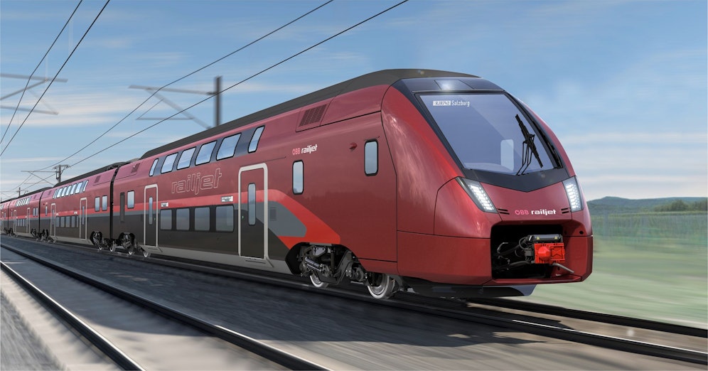 So sehen die neuen Doppelstock-Railjets aus.