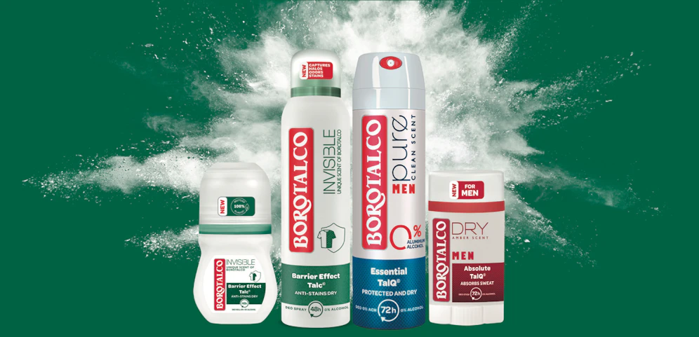 Borotalco Duftpaket: Jetzt mitspielen und gewinnen.