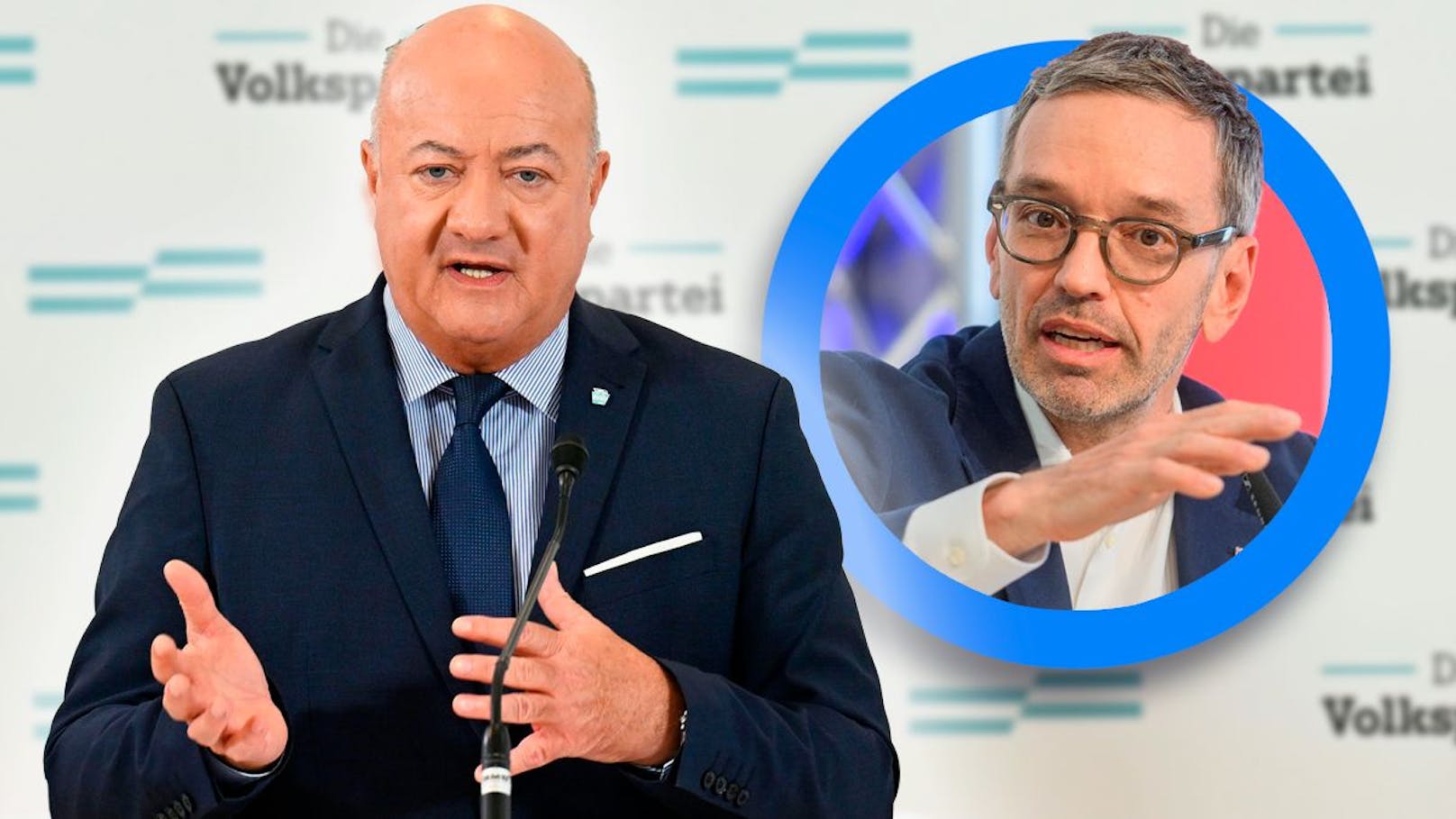 ÖVP-Generalsekretär Christian Stocker kritisiert FPÖ-Chef Herbert Kickl.