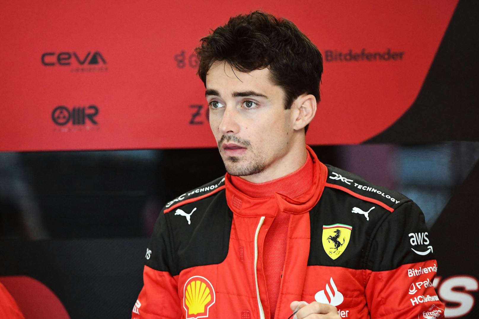 Charles Leclerc ärgerte sich über seinen Teamkollegen Carlos Sainz. 