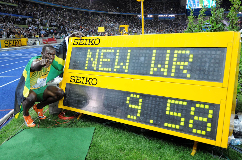 Usain Bolt und sein 100-Meter-Weltrekord
