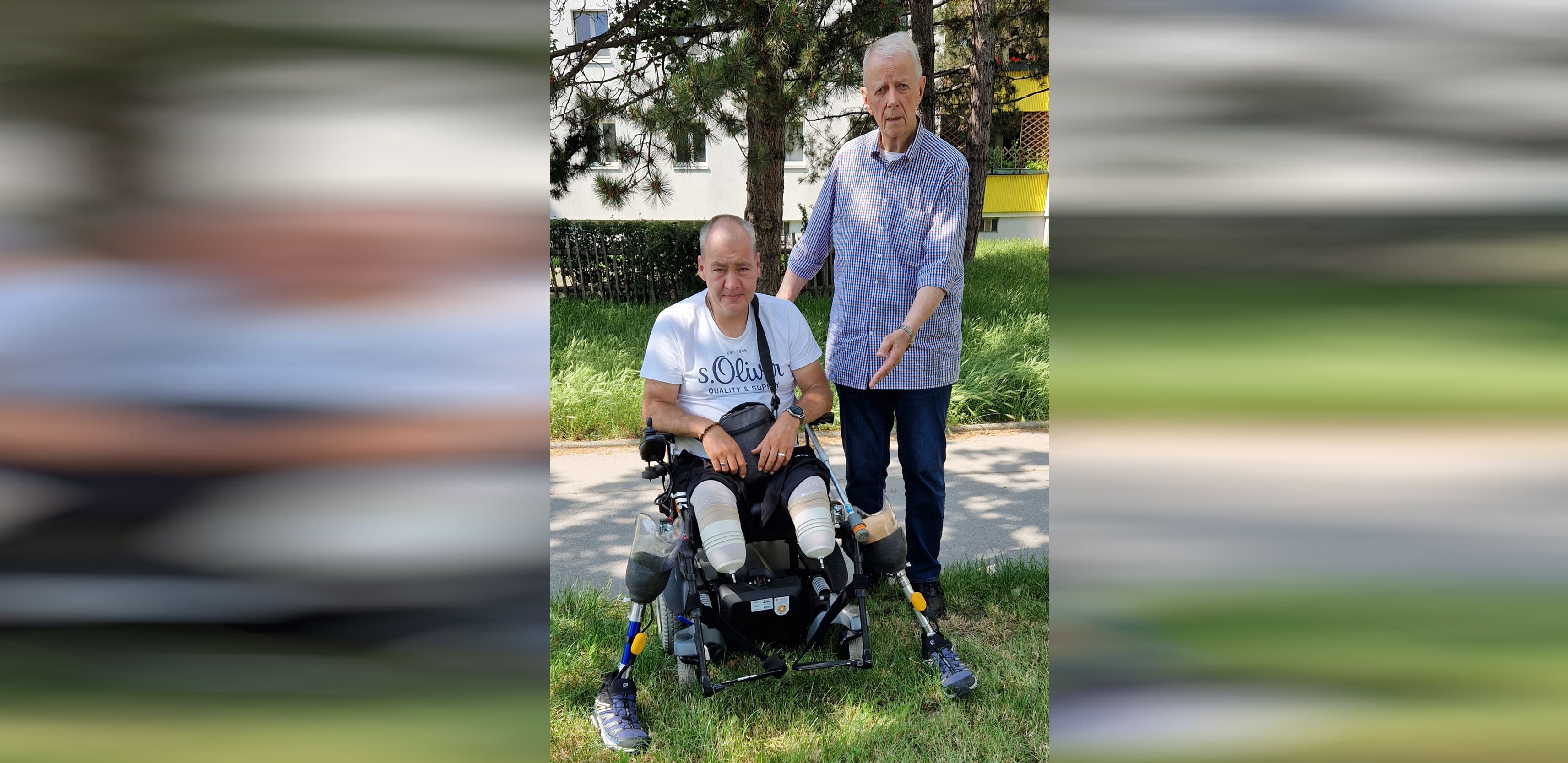 Aufgrund von Diabetes und in Folge einem Krankenhauskeim verlor Gerhard W. (51) beide Unterschenkel und ist nun auf Hilfe angewiesen.