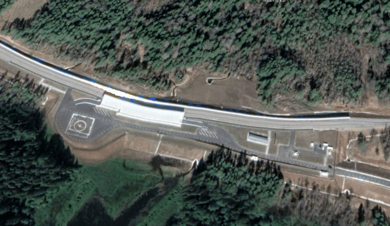 Der Geheim-Bahnhof bei Waldai, wo Putin eine opulente Residenz bewohnt.