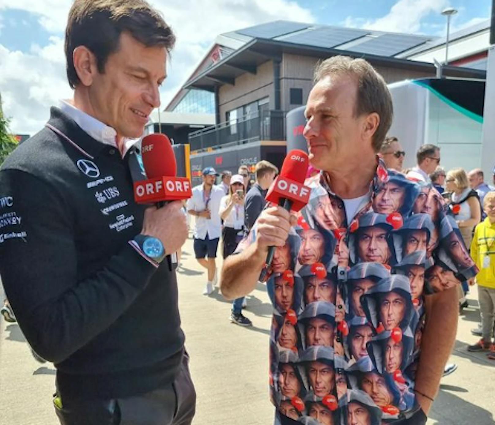 Toto Wolff und Ernst Hausleitner.