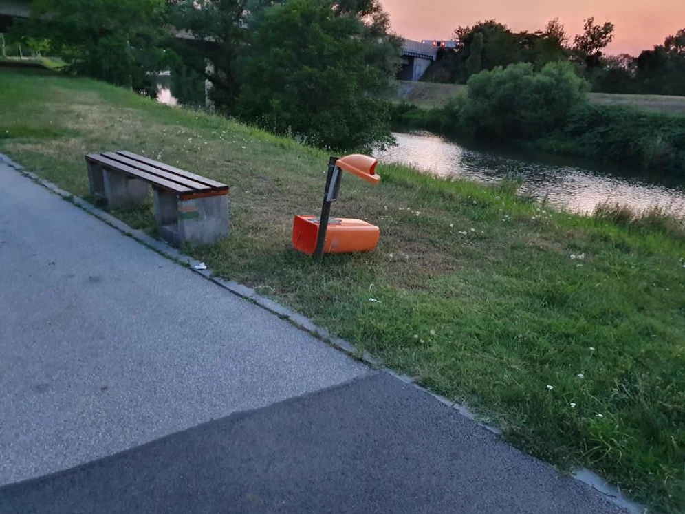 Vandalismus in Schwechat