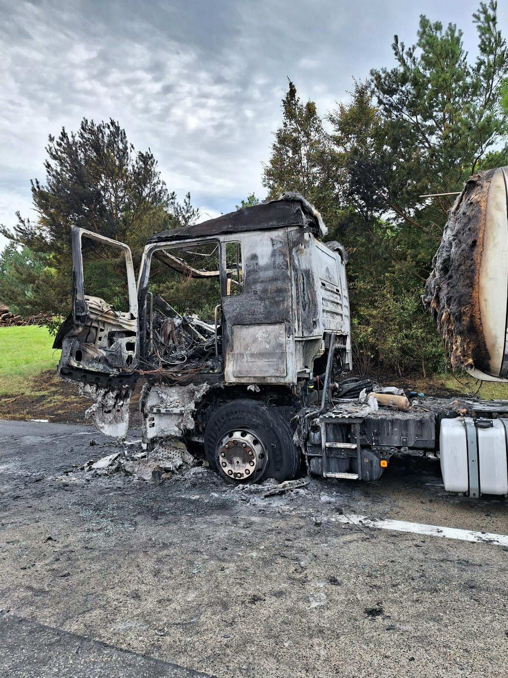 Tankwagen in Brand