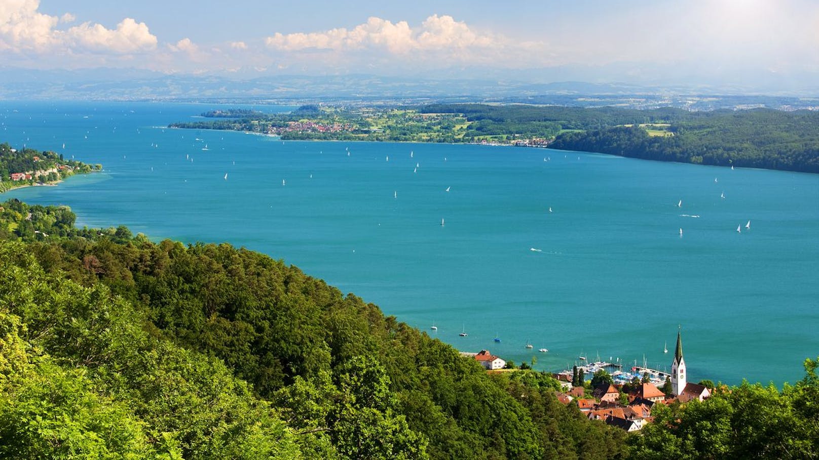 Der Tragschrauber stürzte in den Bodensee.