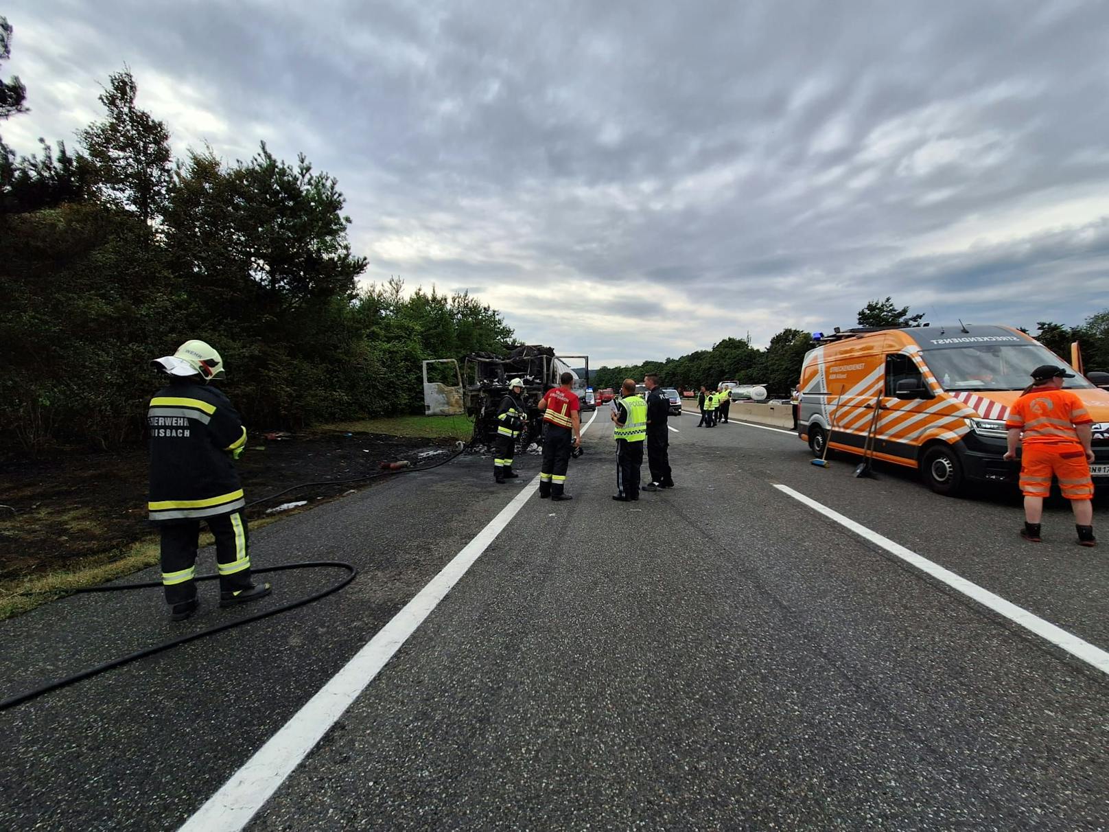 Tankwagen in Brand