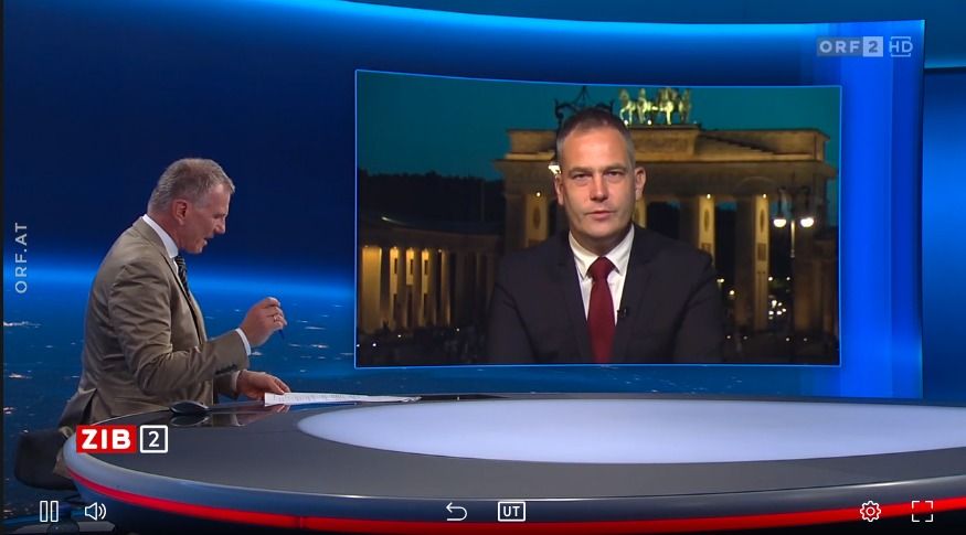 Militär- und Sicherheitsexperte Gustav Gressel vom European Council on Foreign Relations in Berlin in der ORF-