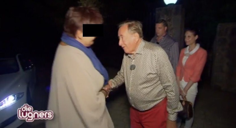 Handshake vor der großen Feier. "Sie war eine echte Geschäftsfrau."