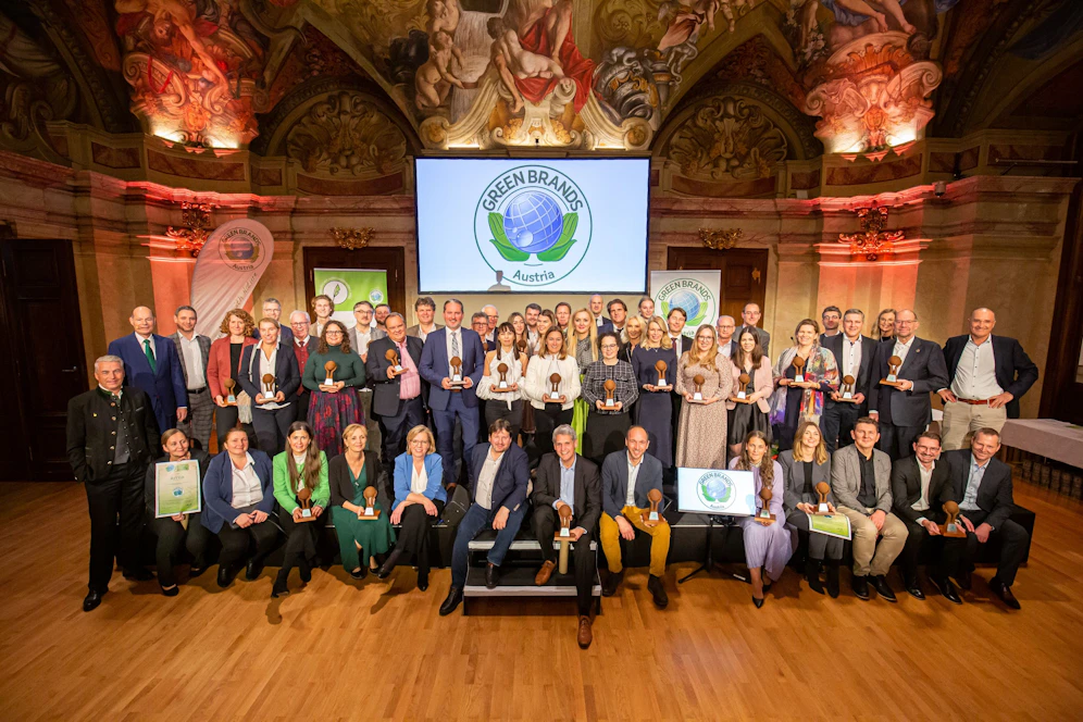 GREEN BRANDS Austria 2022 Gala mit Verleihung des Österreichischen Umweltjournalismus-Preises im Palais Niederösterreich, Wien.