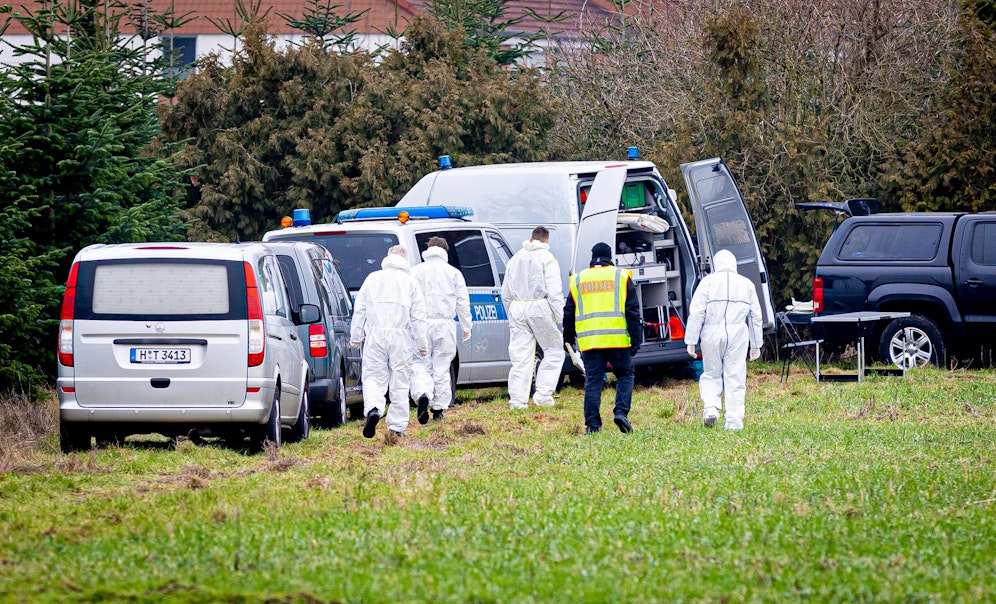 Auf diesem Waldstück suchten rund 100 Polizisten nach dem vermissten 14-Jährigen und fanden schließlich eine Leiche.  