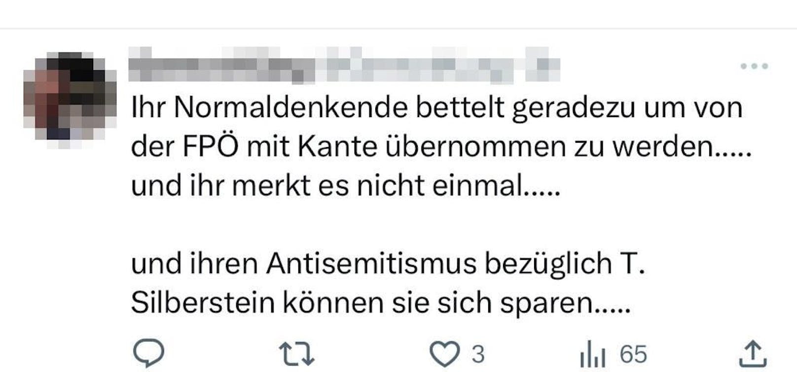 Antisemitismus-Vorwurf auf Twitter