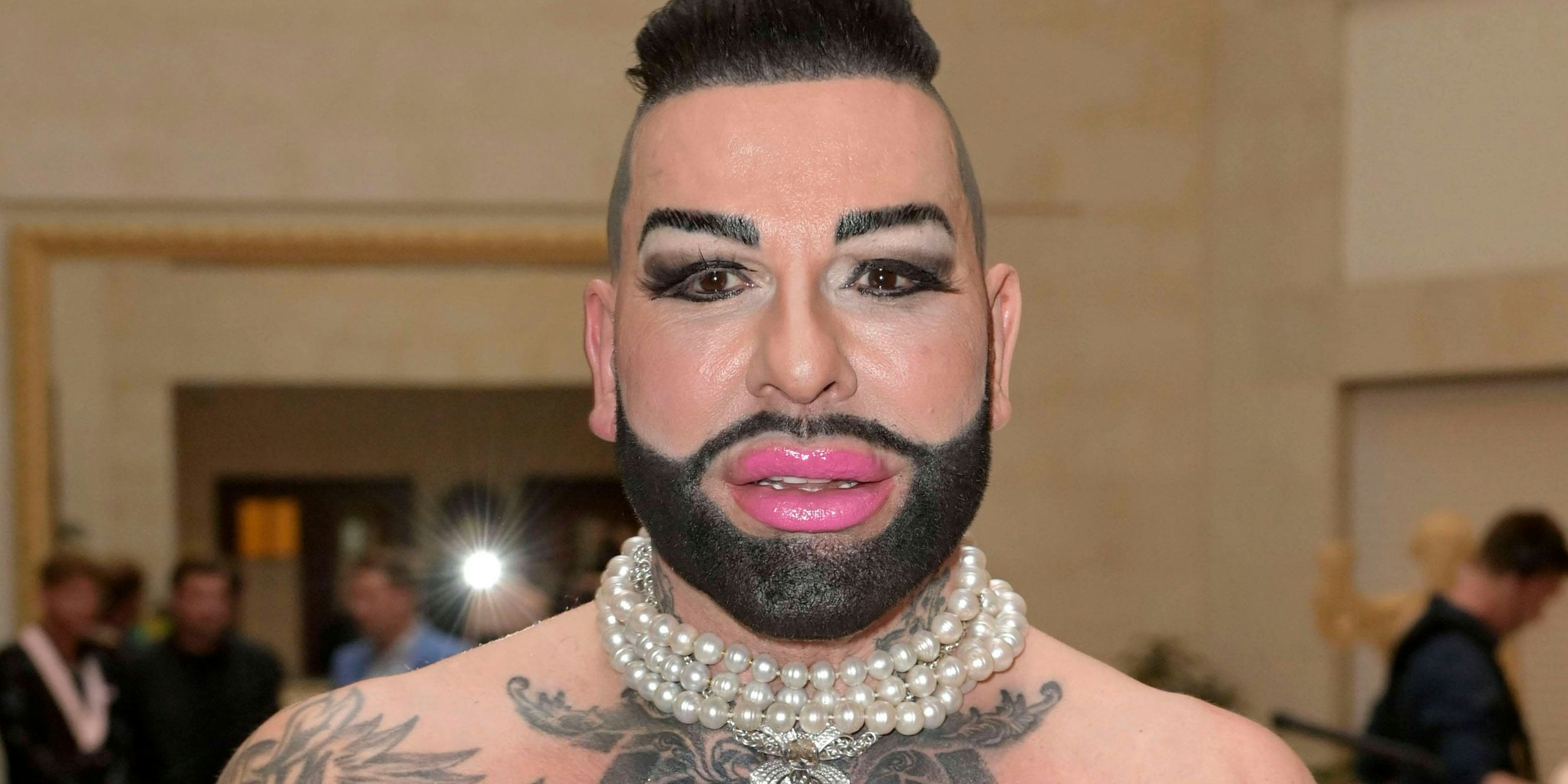 Harald Glööckler bei seinem Geburtstagsdinner.