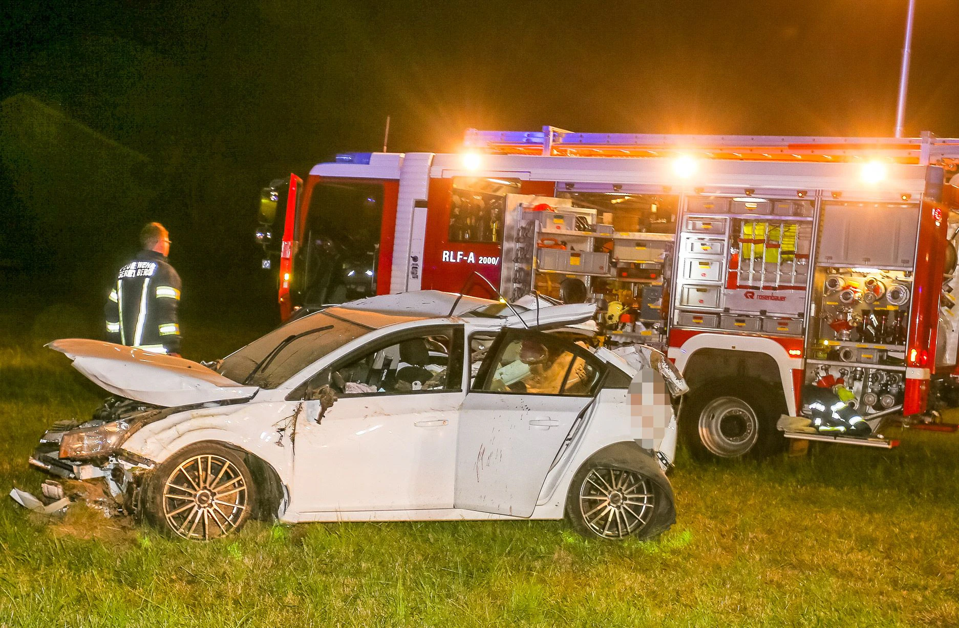 Der 29-Jährige war laut ersten Informationen nicht angeschnallt und hatte keine Chance.