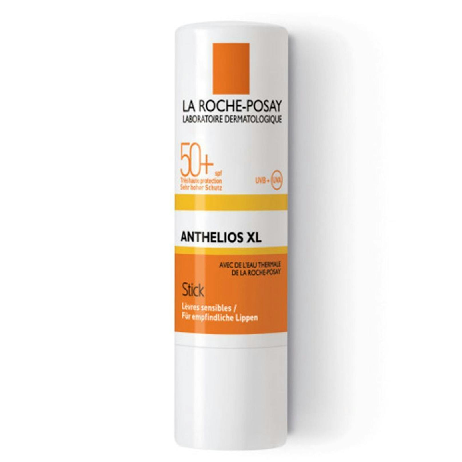 Auch die Lippen brauchen einen hohen Sonnenschutz: Lipstick von La Roche-Posay mit LSV 50+ um rund 10 Euro.