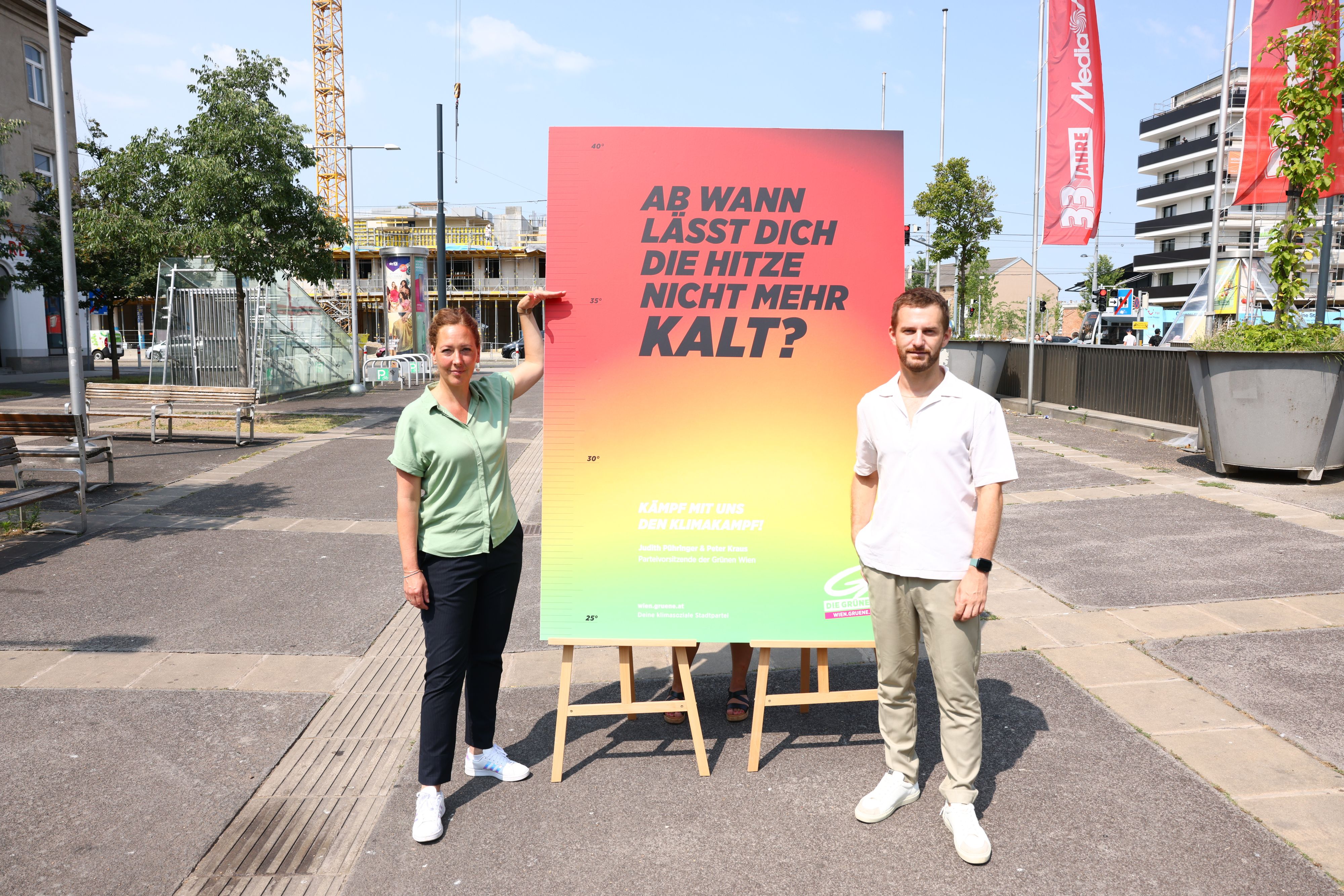Der Stadtraum als Ort der Abkühlung - die Grünen fordern Maßnahmen