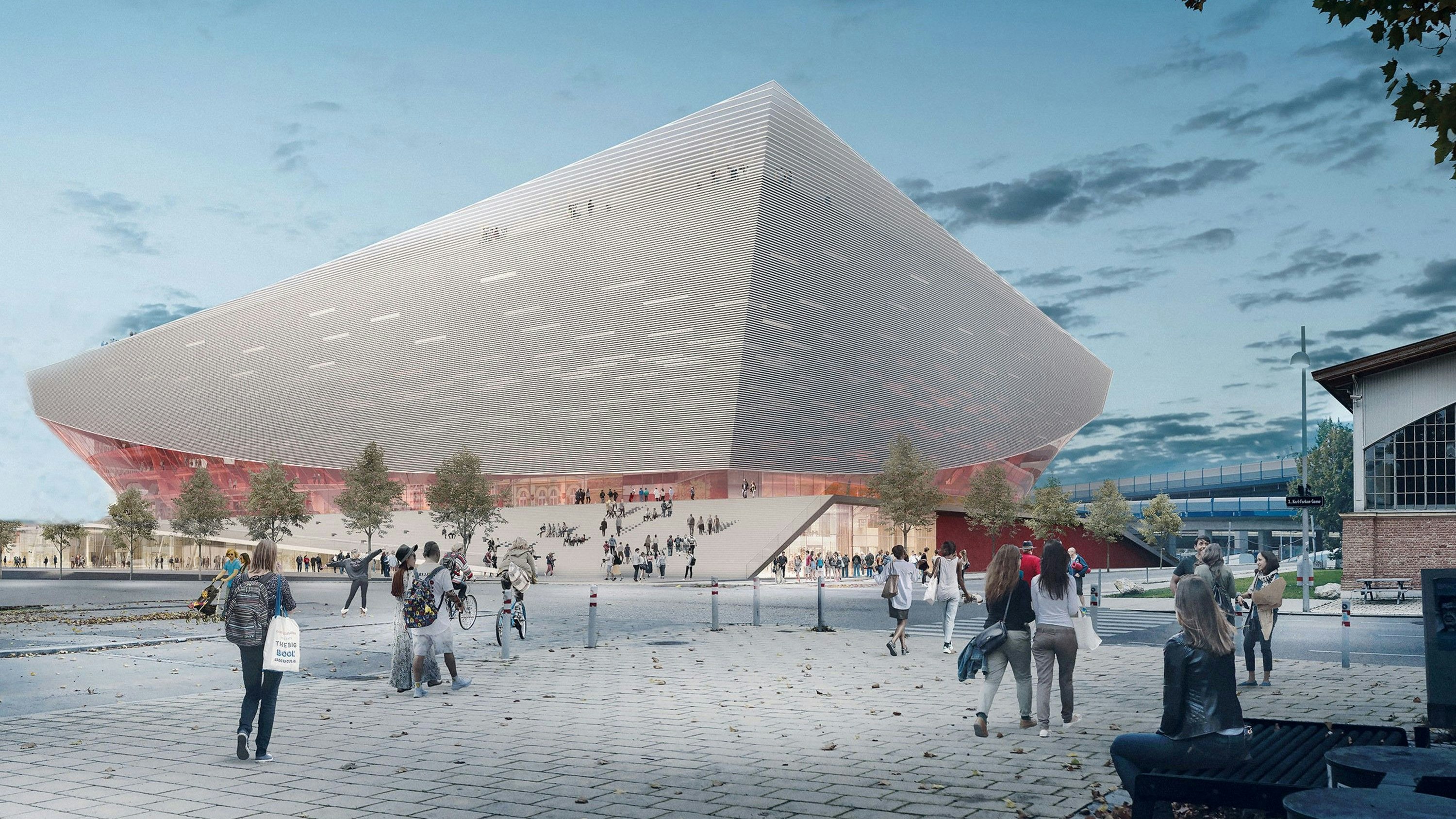 So soll die neue Mega-Eventarena für Wien ausschauen. Ende 2029 soll sie in Betrieb gehen.