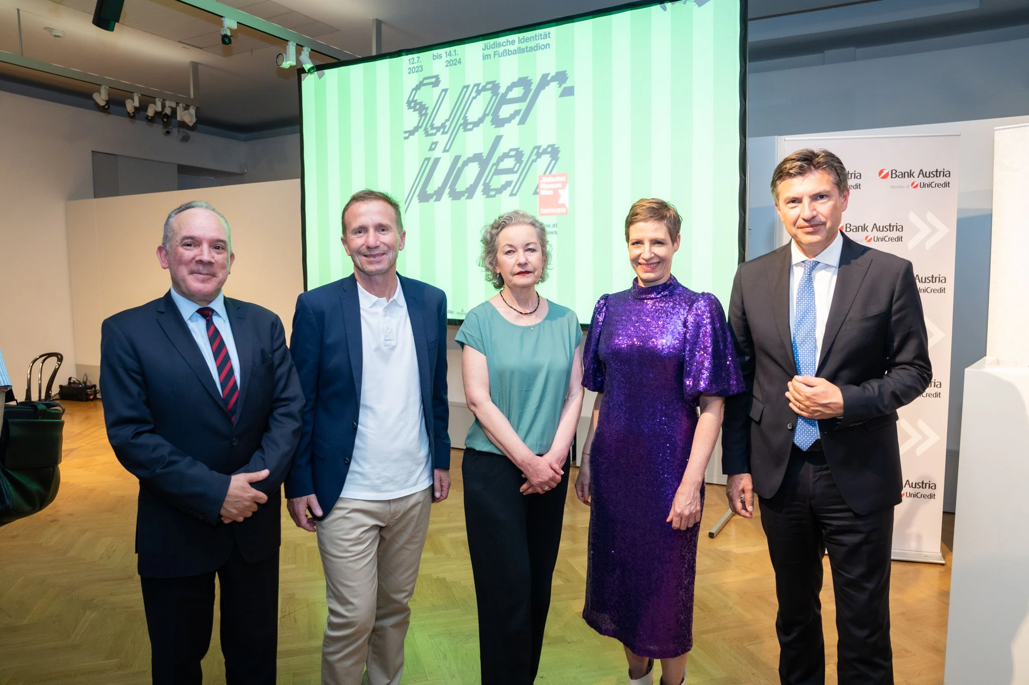 v.l.n.r. Mordechai Rodgold, Klaus Mitterdorfer, Dwora Stein, Barbara Staudinger, Robert Zadrazil&nbsp;