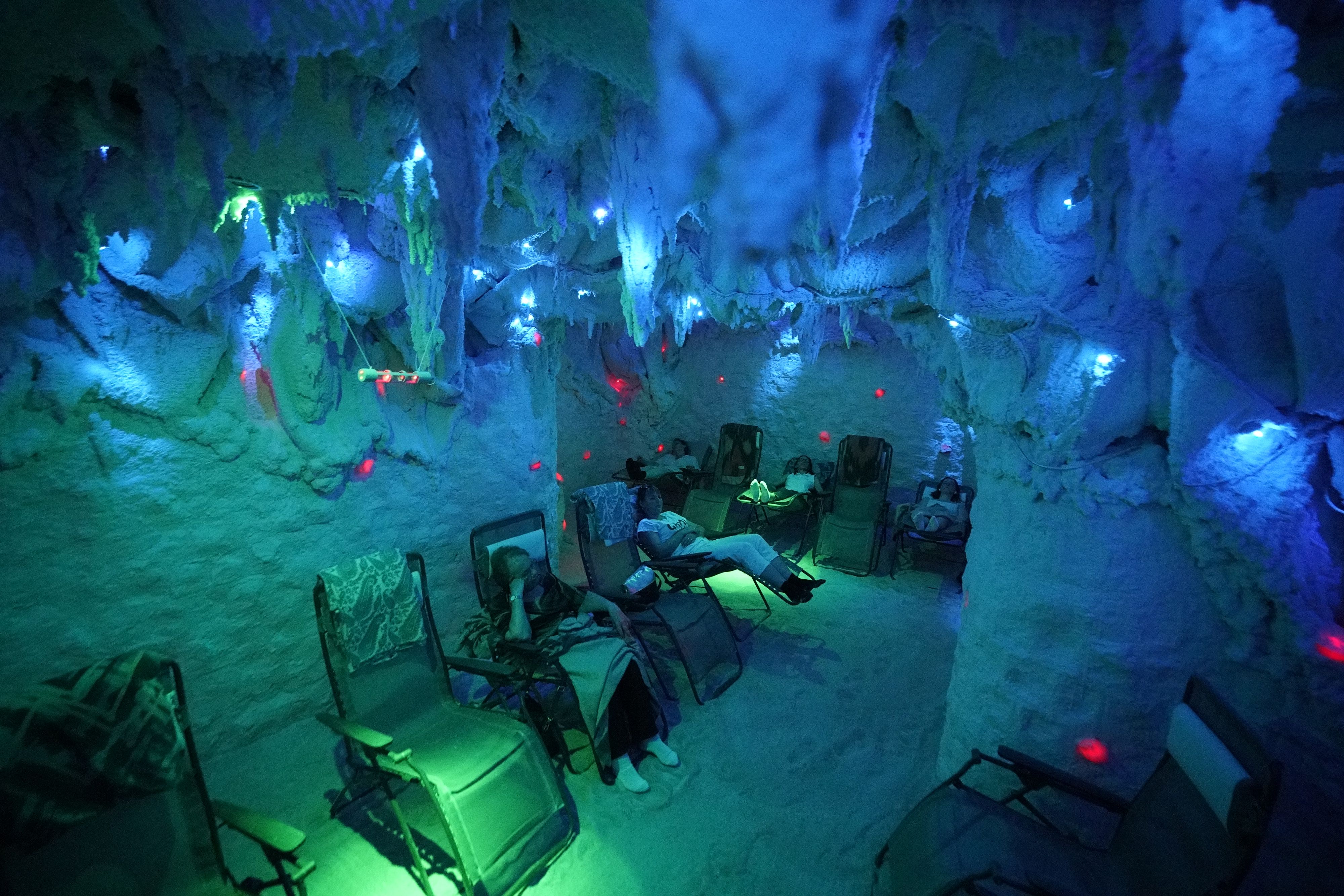 Salz, angenehm kühle Luft und Stille entspannen