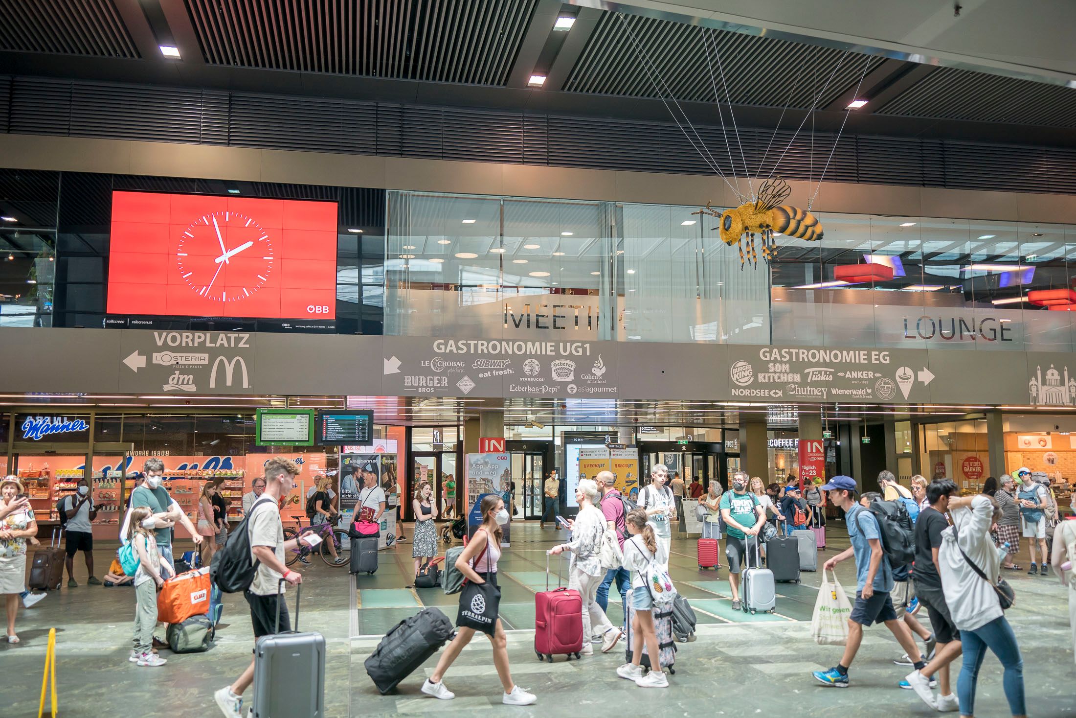 Der Vorfall ereignete sich am Wiener Hauptbahnhof. Archivbild.