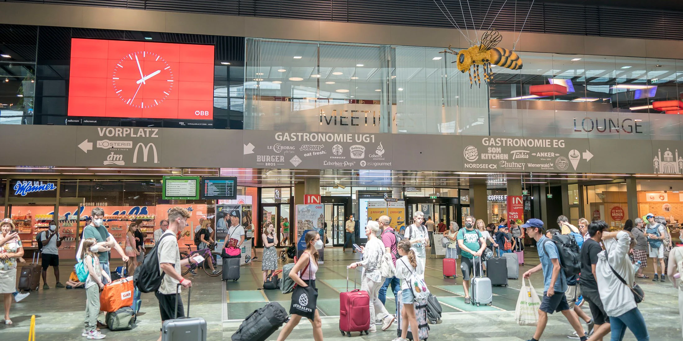 Der Tatort: Wien Hauptbahnhof. (Archivbild)